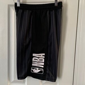 NBA Athletic Black Shorts Size S #536